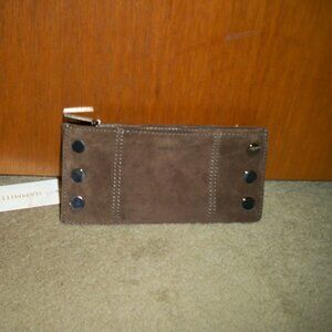 Hammitt 110 North​/​South Expresso Suede Wallet, NWT!!  $245